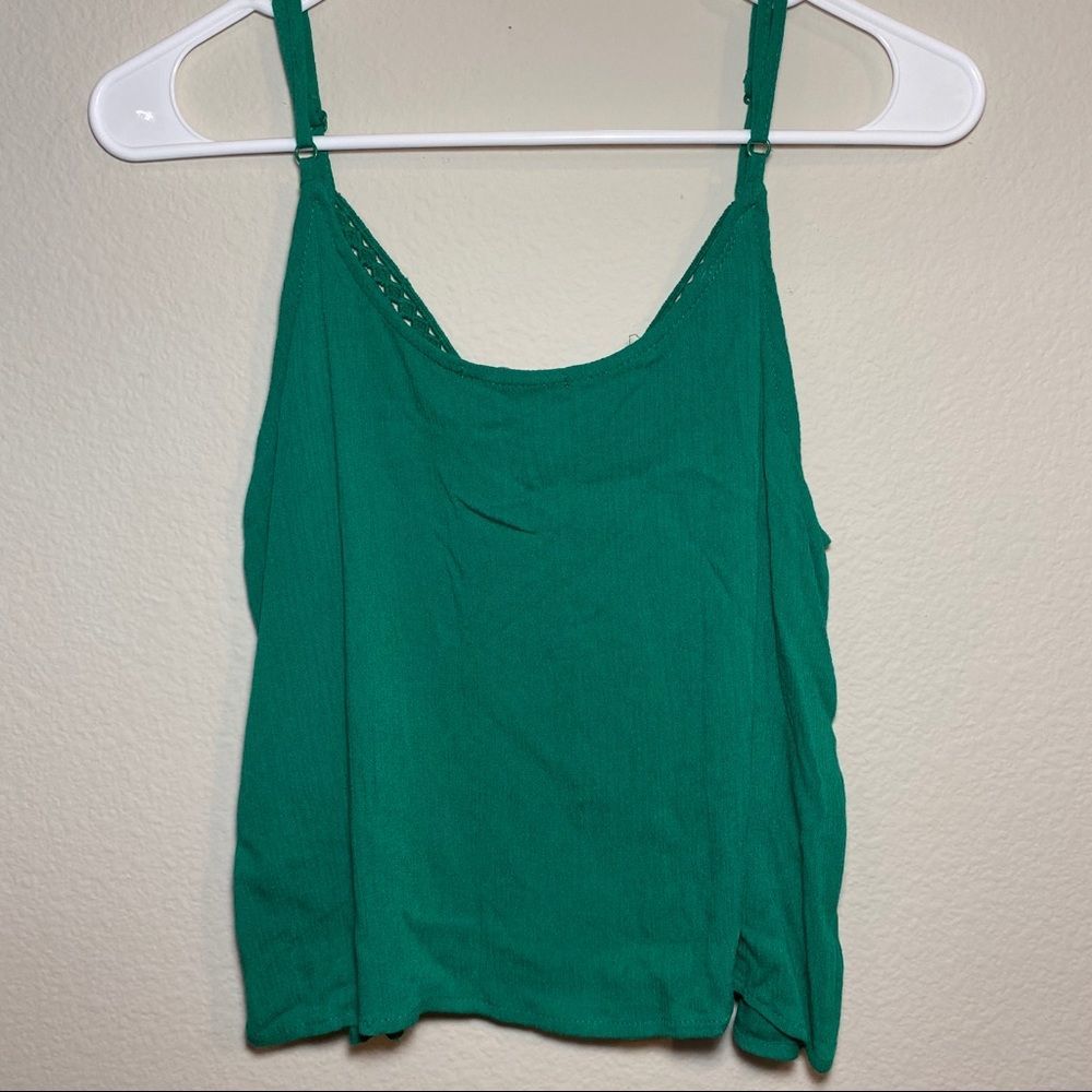 Green tank top